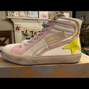 High top GG tennis shoes